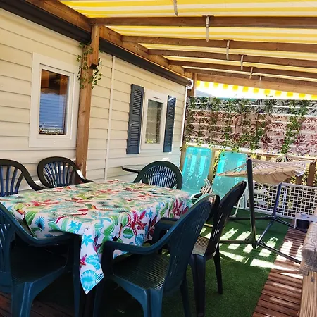 Mobilhome au camping de l'Europe 4* Vic-la-Gardiole Extérieur photo