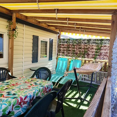 Mobilhome au camping de l'Europe 4* Vic-la-Gardiole Extérieur photo